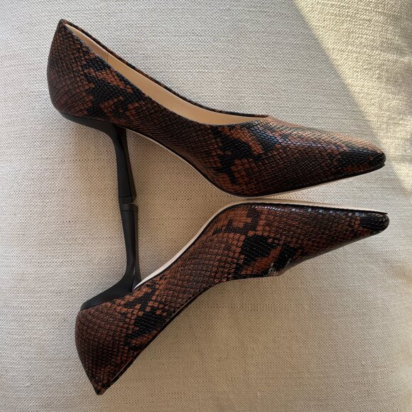 *NEW* Jimmy Choo Marcela 85 Snake Print Pumps - US 6 - Picture 5 of 15